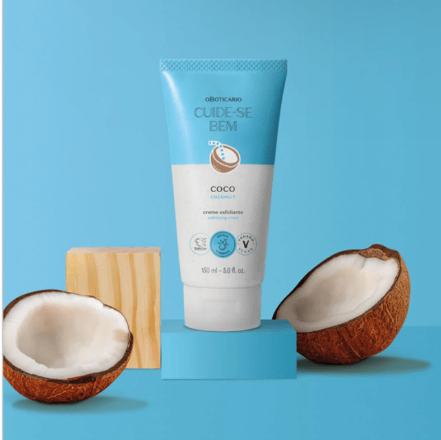 Coconut Exfoliating cream 150ml Cuide-se Bem