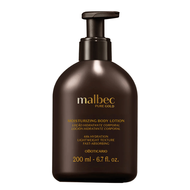 Malbec Pure Gold Lotion 200ml