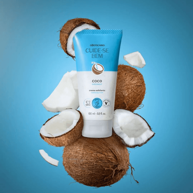 Coconut Exfoliating cream 150ml Cuide-se Bem